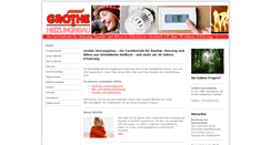 Desktop Screenshot of grothe-heizungsbau.de
